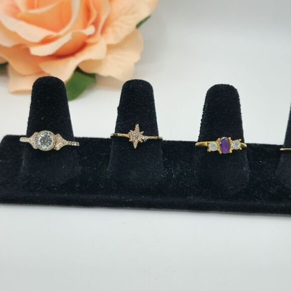 Bundle of 7 Vintage-Modern Rings! - Picture 6 of 11